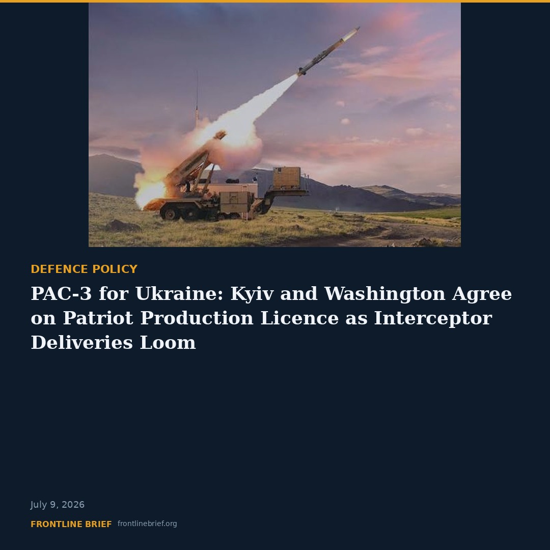 Patriot missile system launch