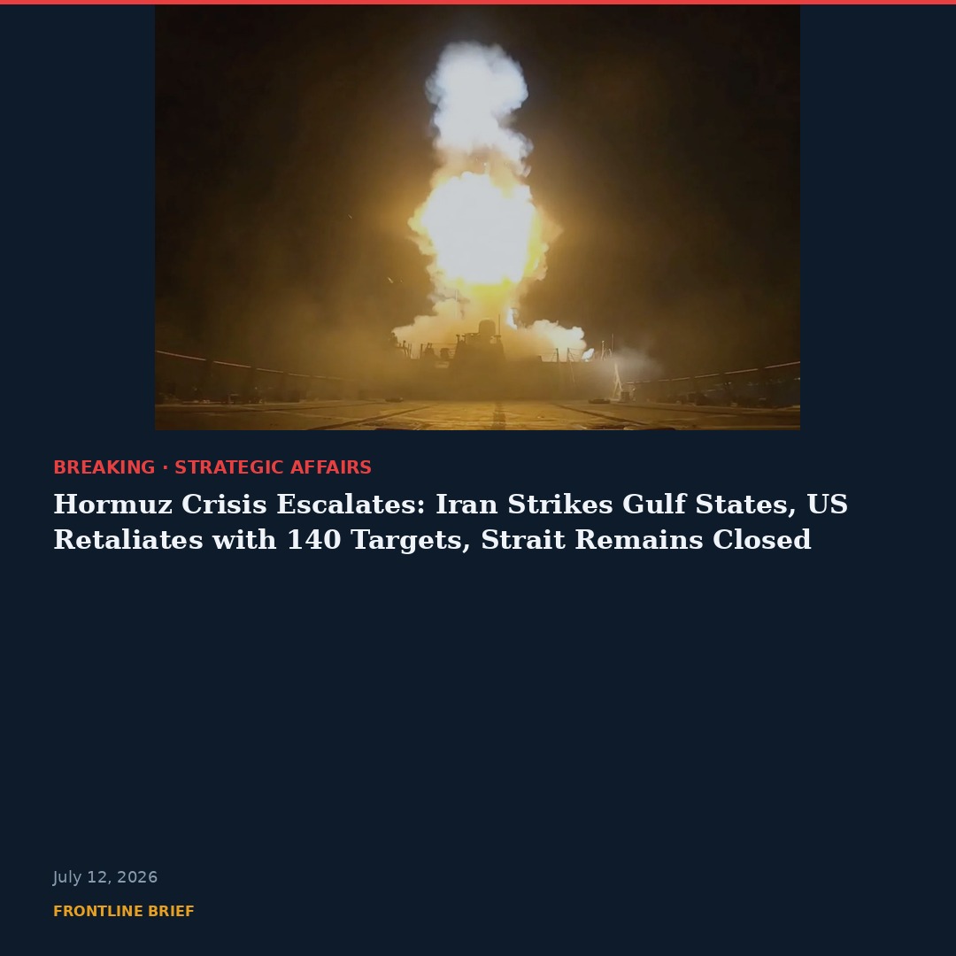 CENTCOM missile launch against Iranian targets