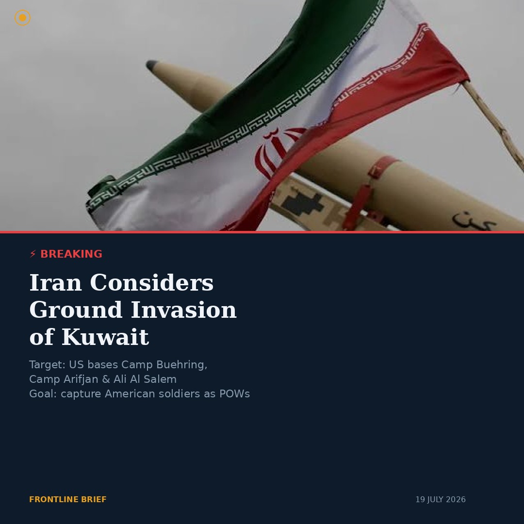 Iran Kuwait invasion plan