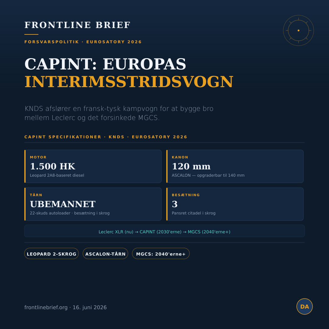CAPINT Tank — Dansk