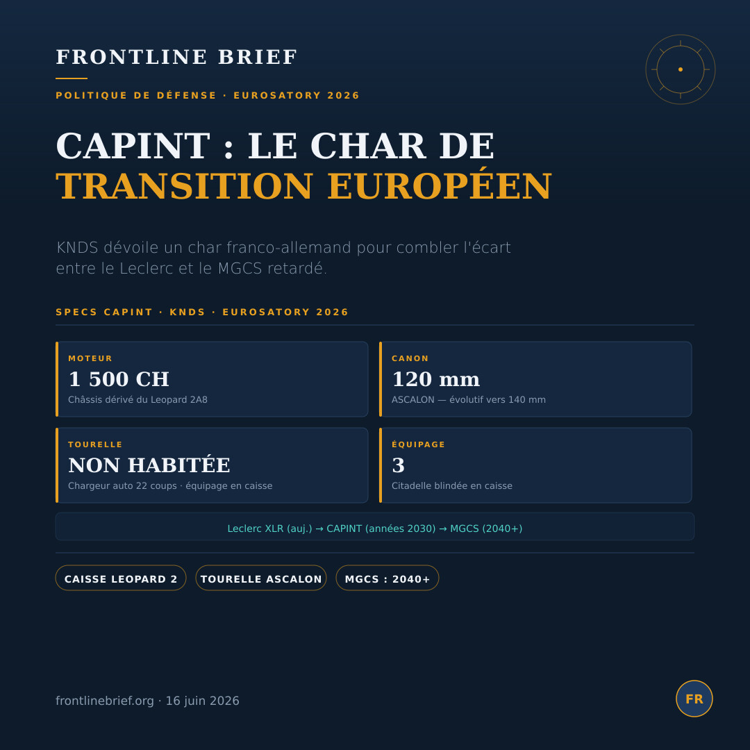 CAPINT Tank — Français