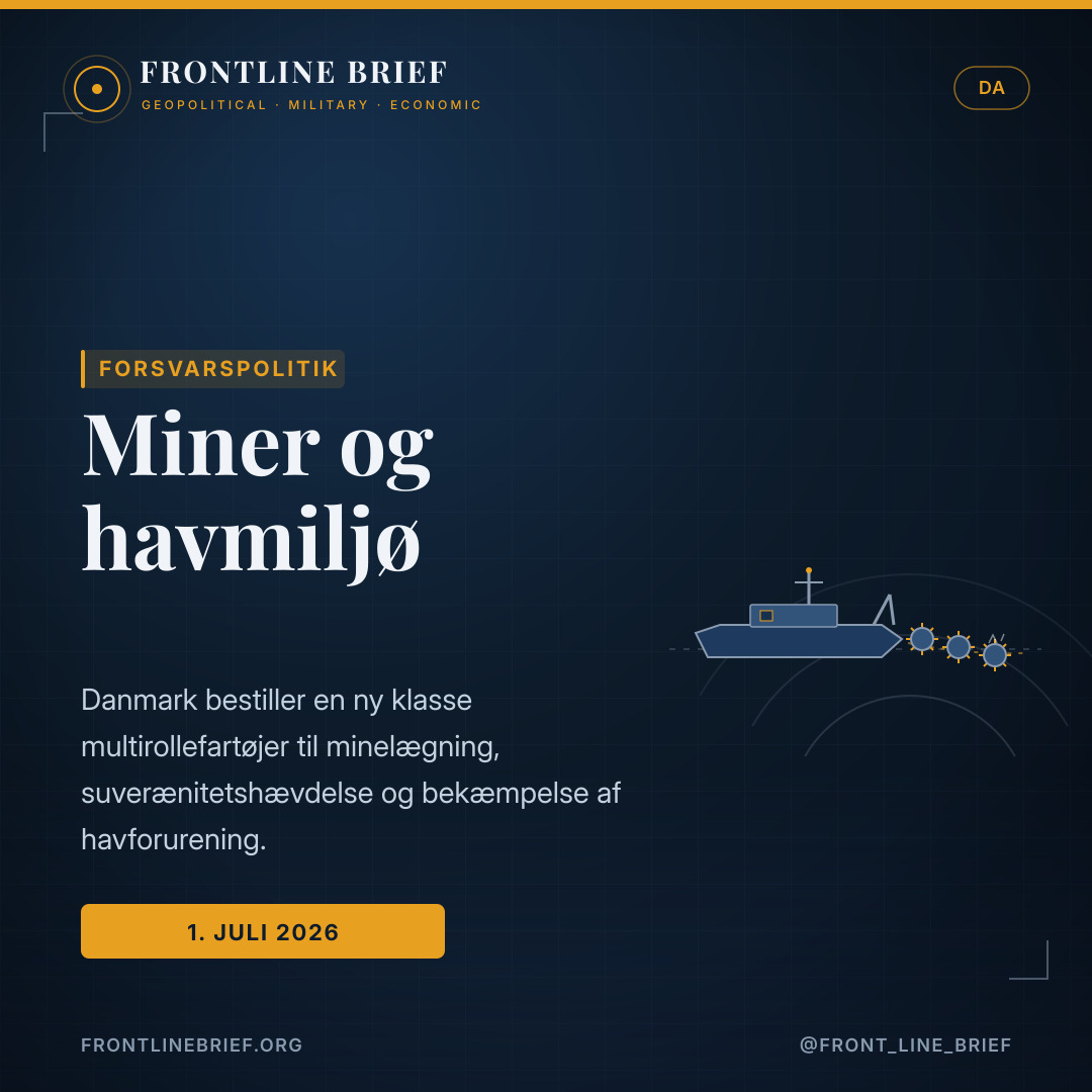 Mines and marine spills — Dansk