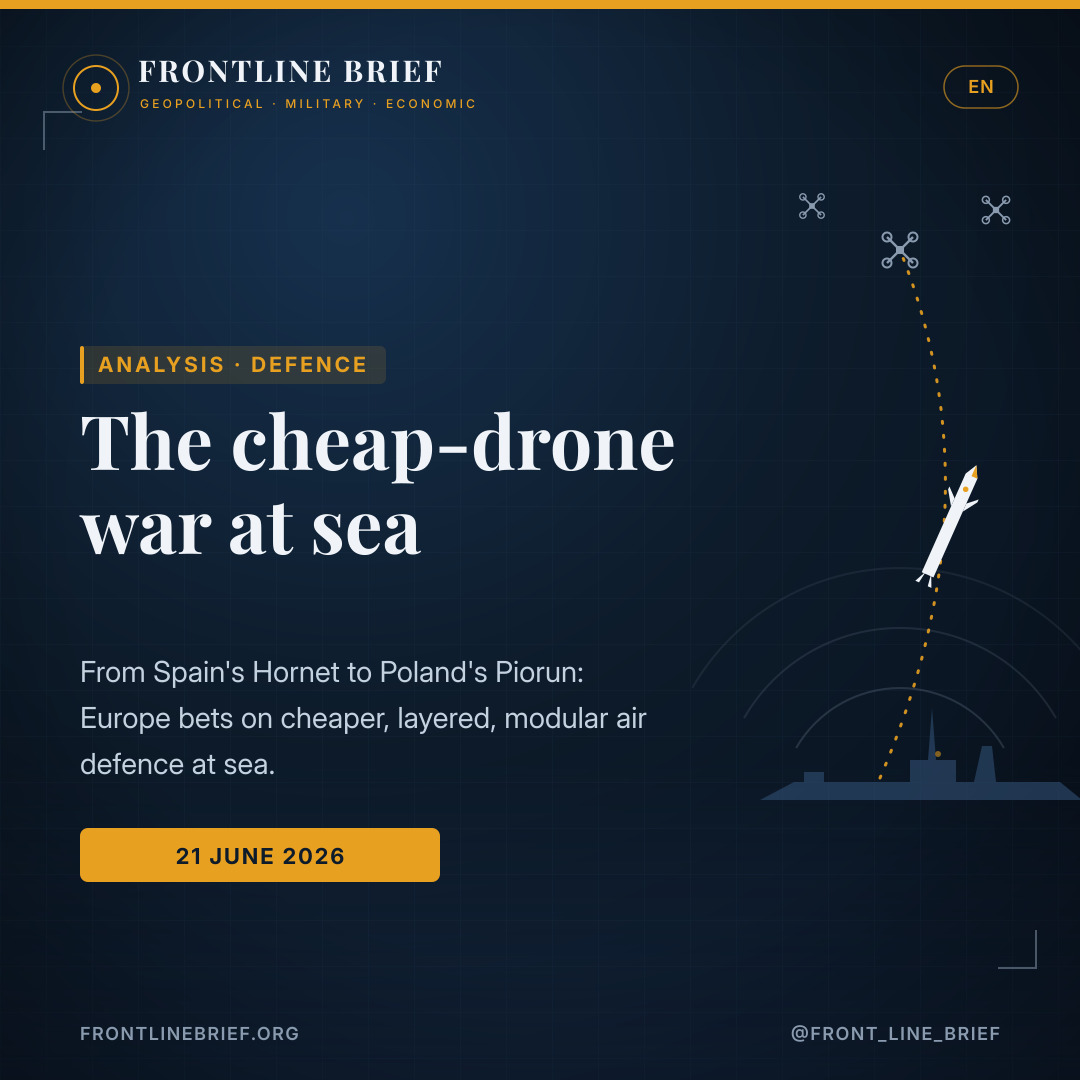 The cheap-drone war at sea — English