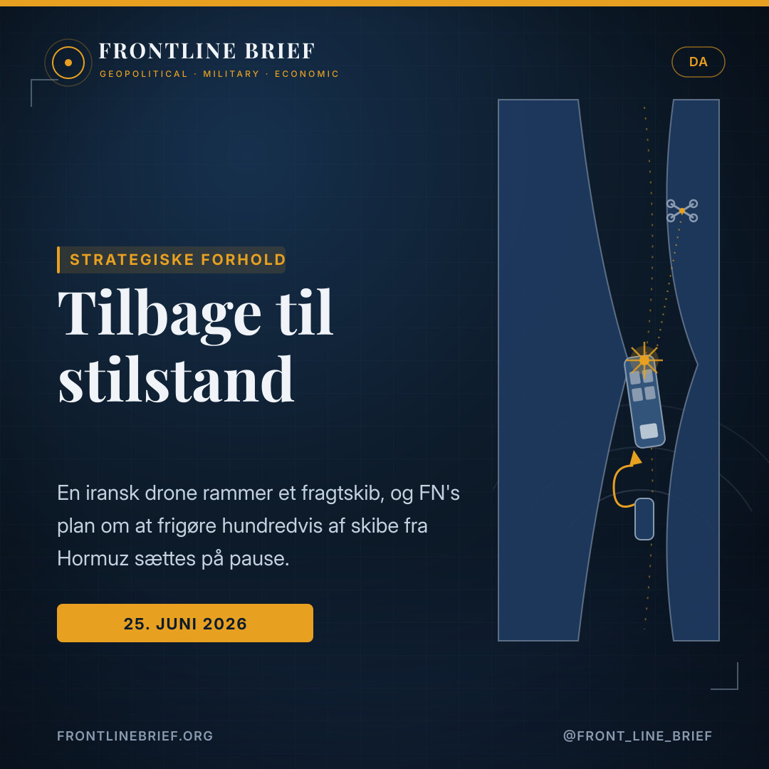 Back to a standstill — Dansk