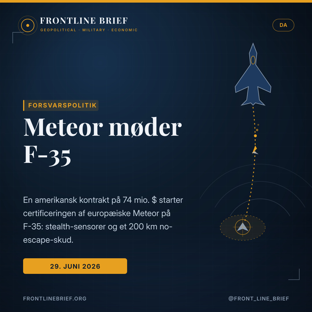 Meteor meets the F-35 — Dansk