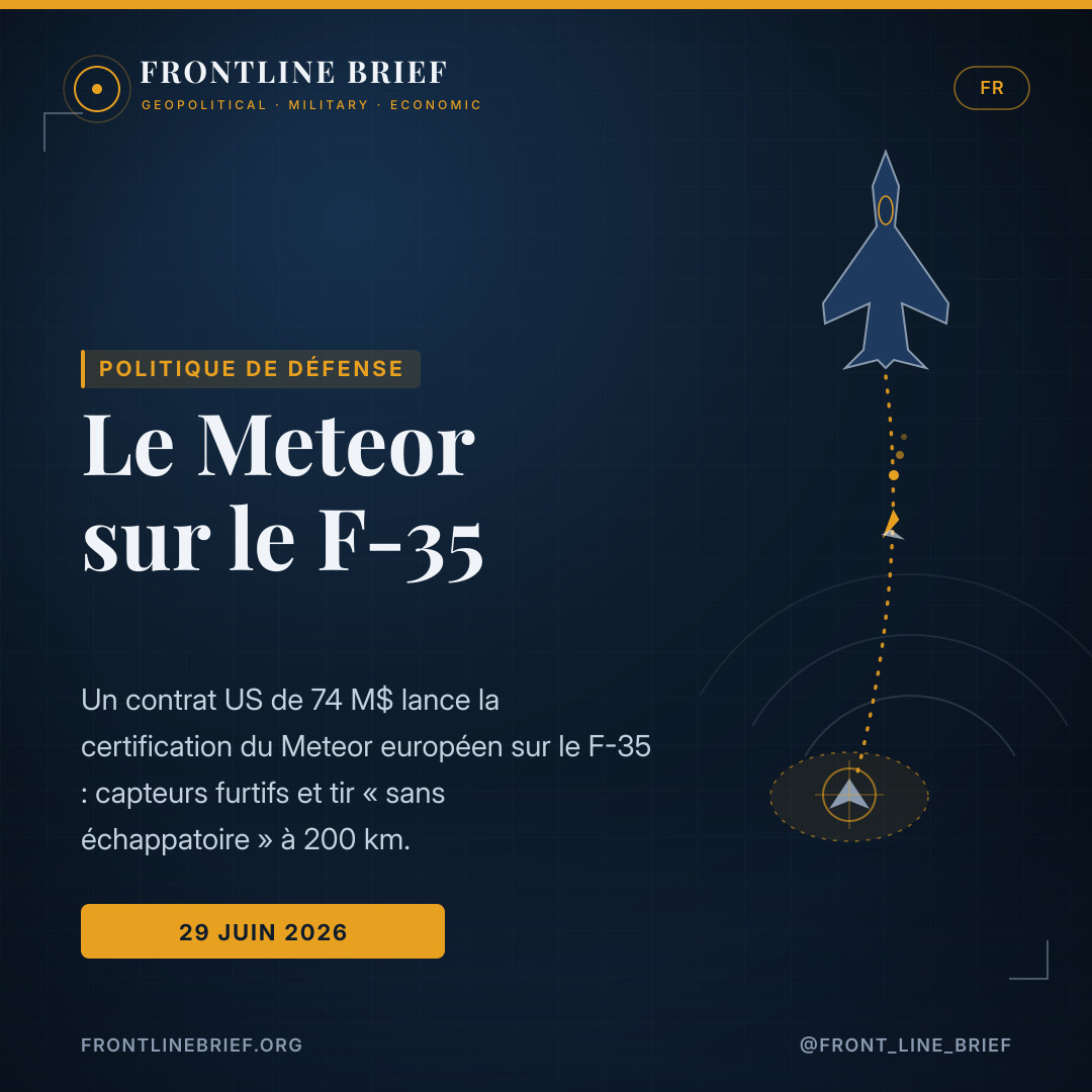 Meteor meets the F-35 — Français