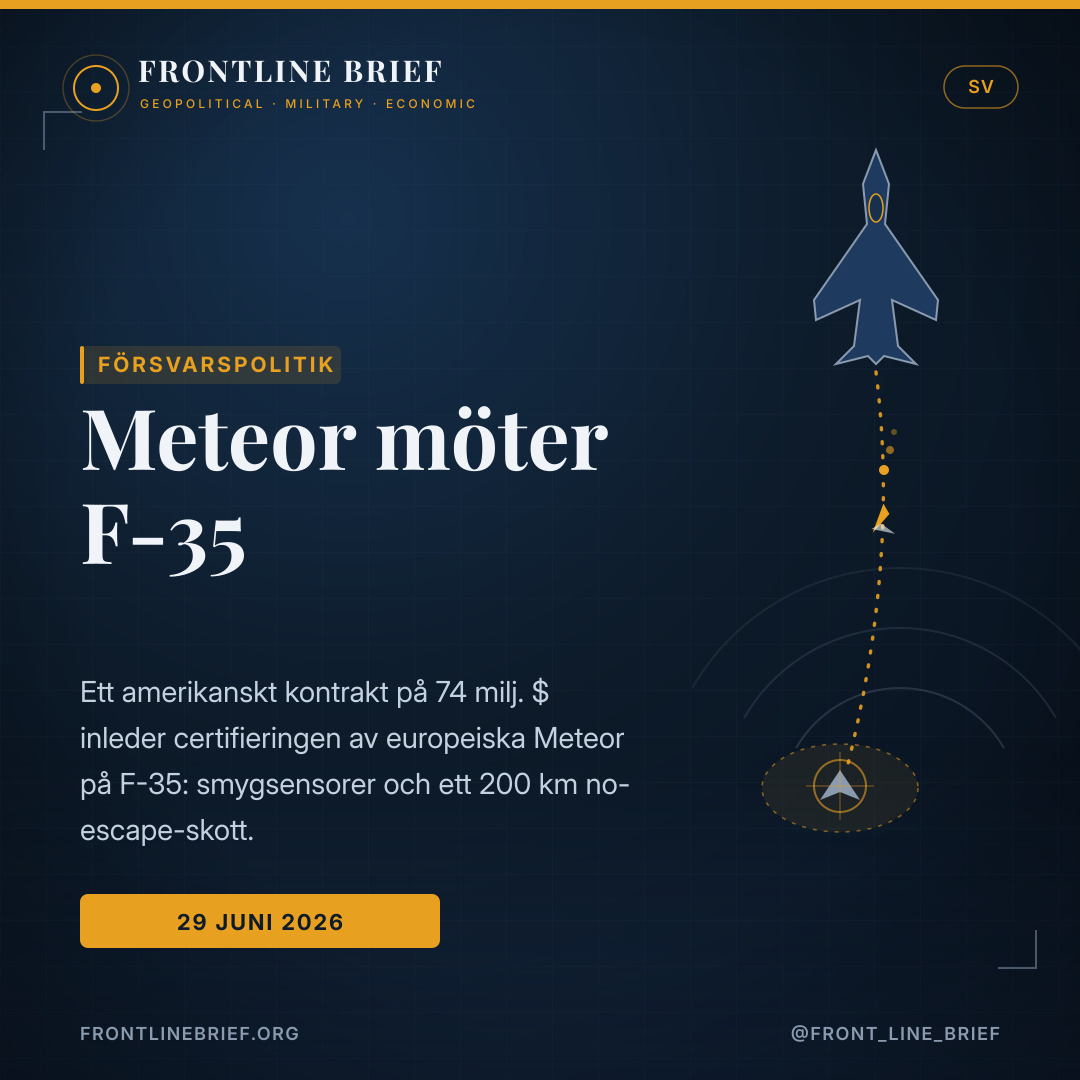 Meteor meets the F-35 — Svenska
