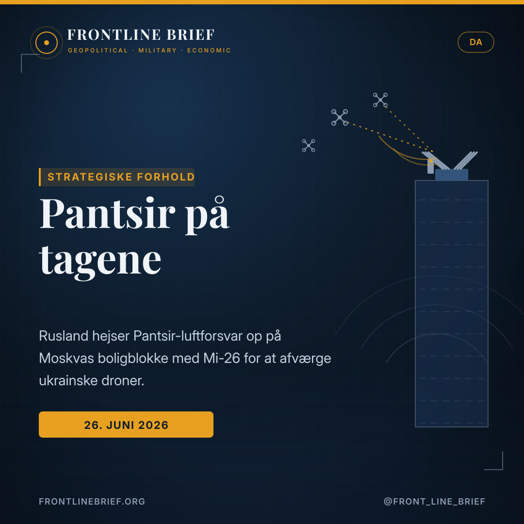Pantsir on the rooftops — Dansk