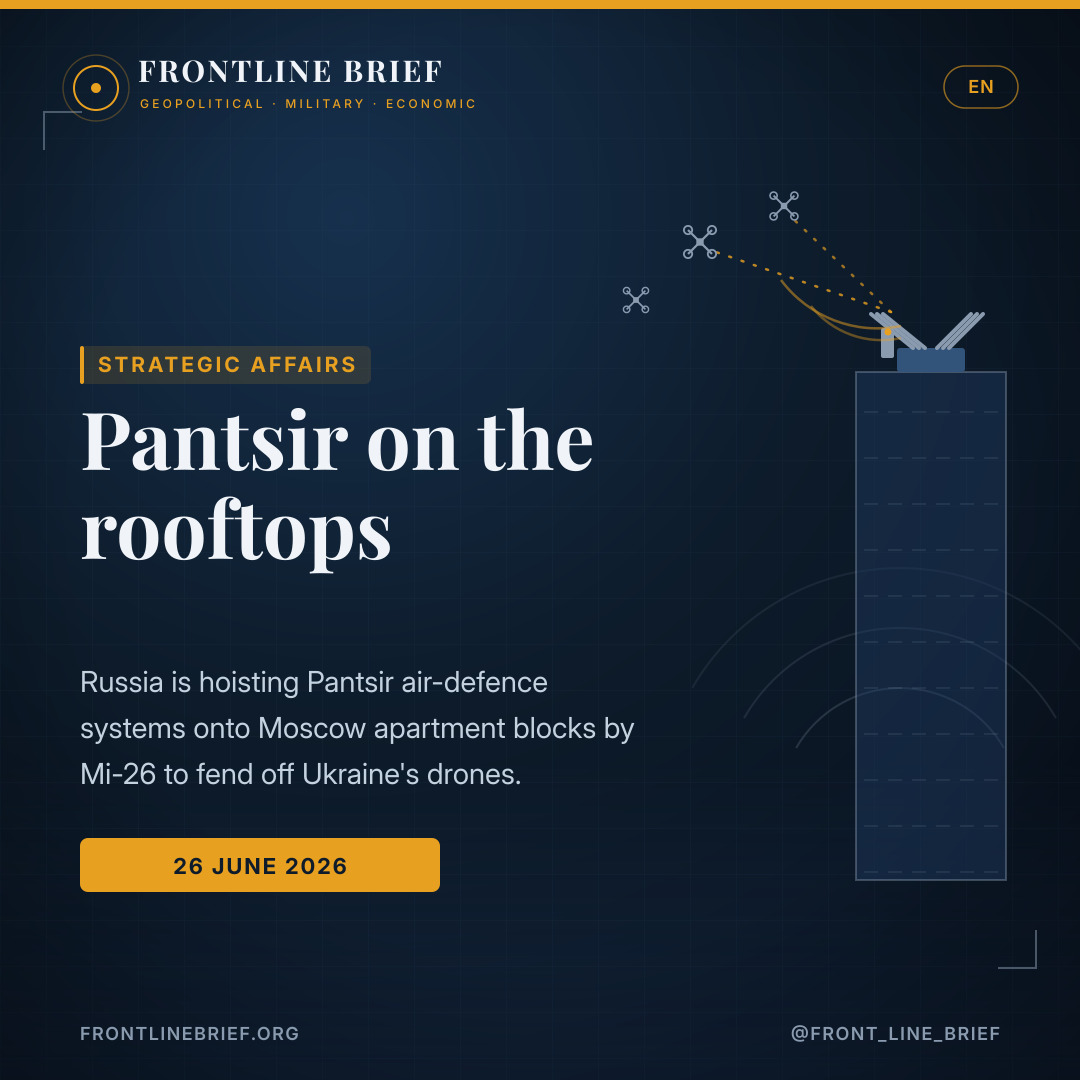 Pantsir on the rooftops — English