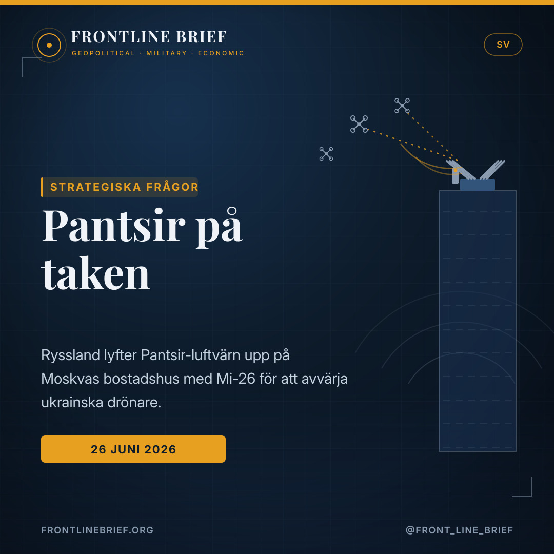 Pantsir on the rooftops — Svenska