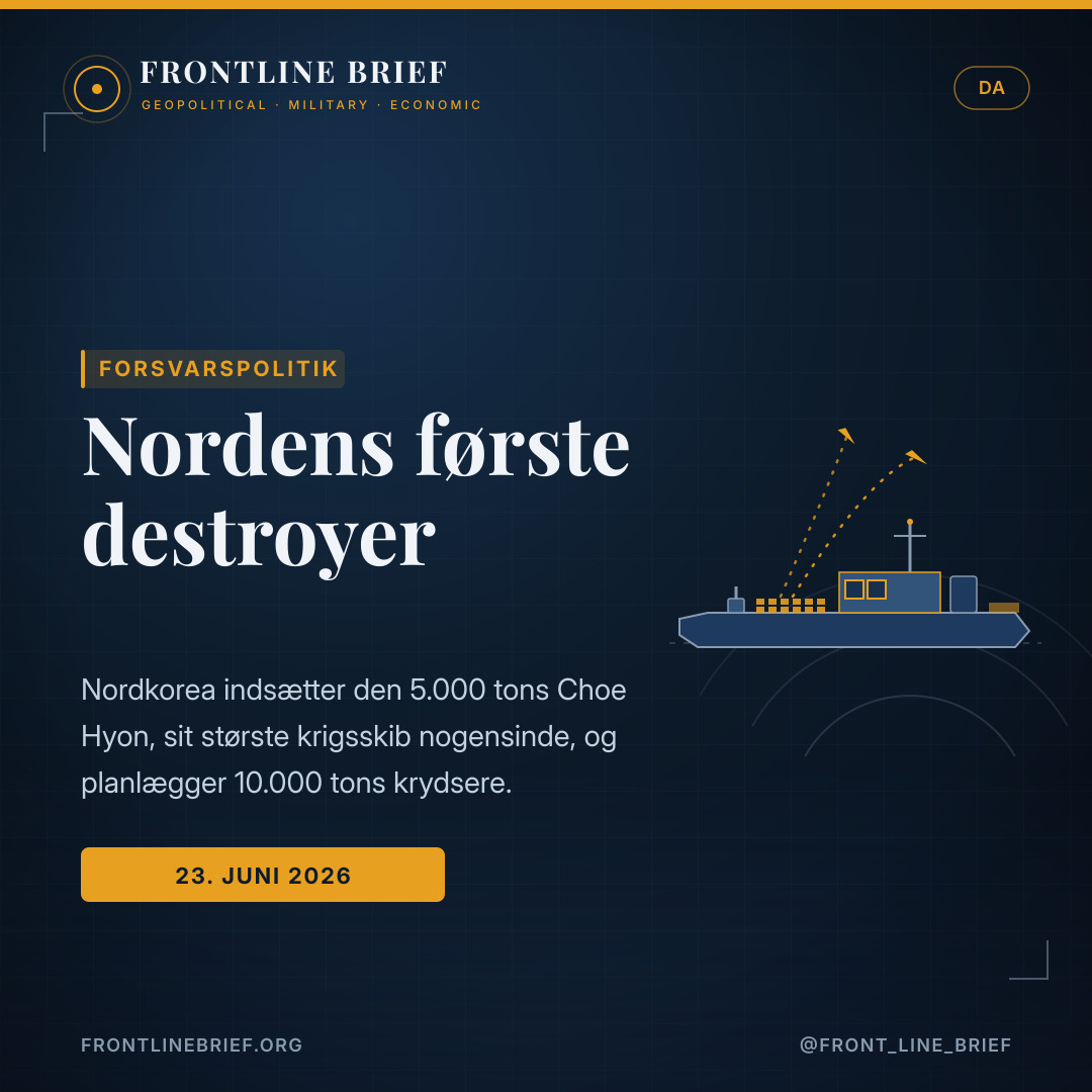 The North's first destroyer — Dansk