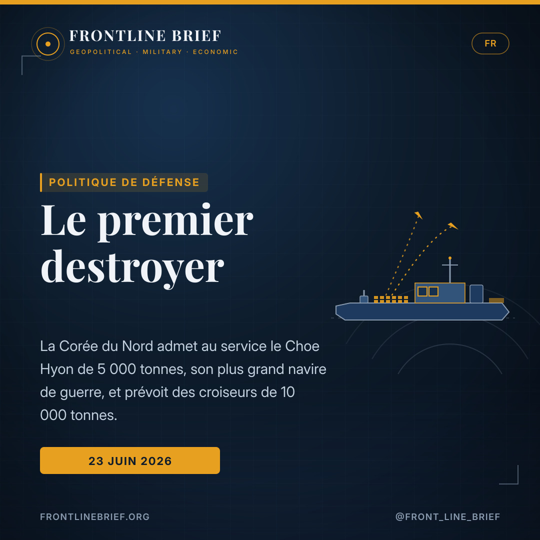 The North's first destroyer — Français