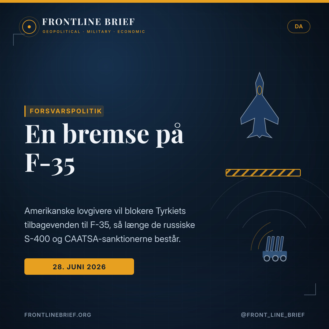A brake on the F-35 — Dansk