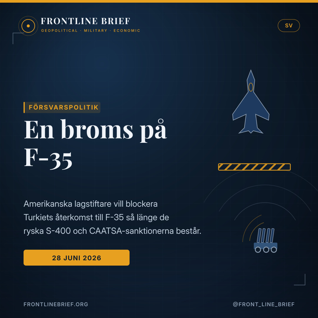 A brake on the F-35 — Svenska