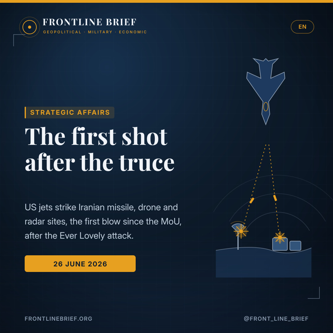 The first shot after the truce — English